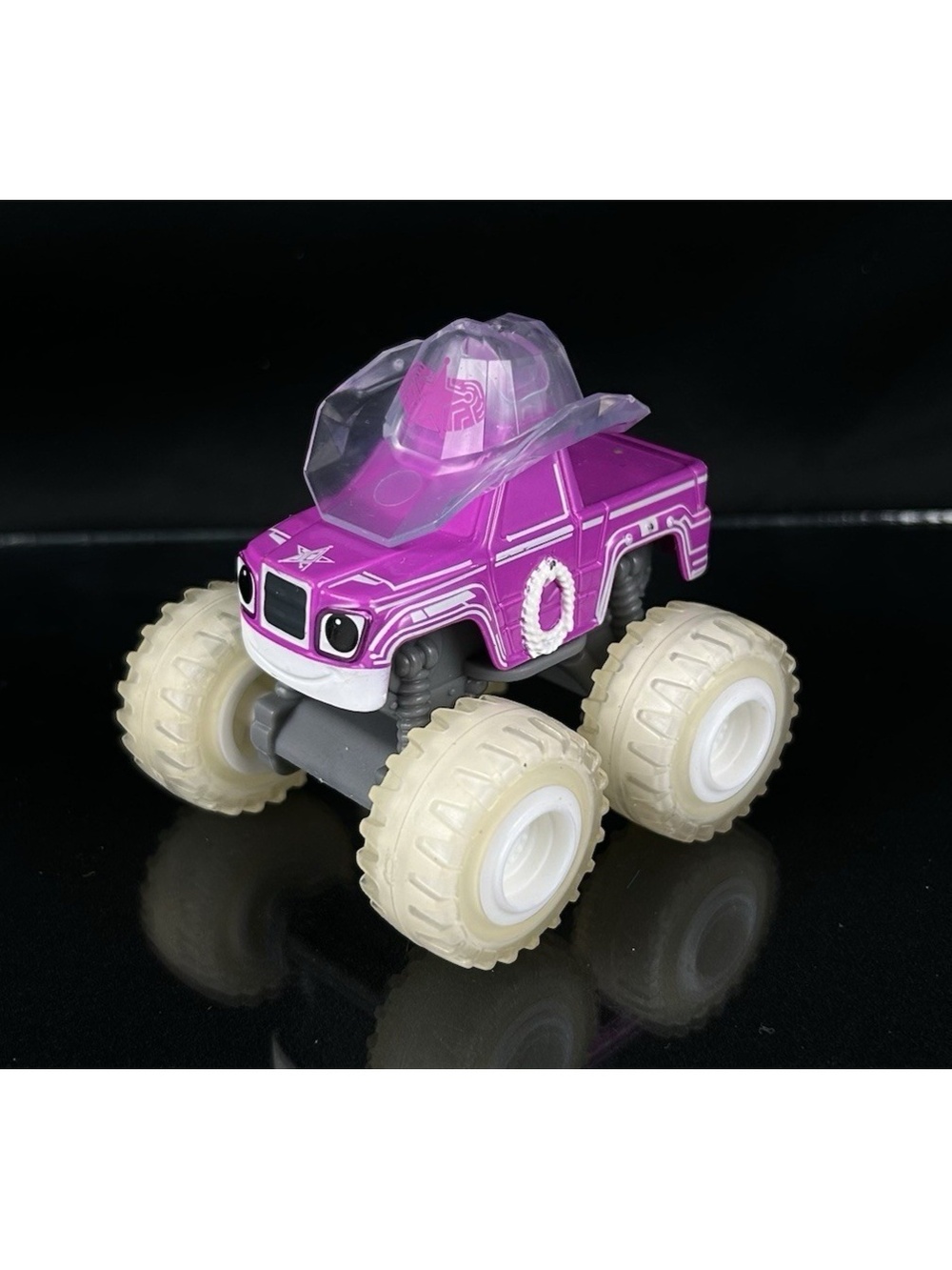 Blaze & The Monster Machines Starla Robot Riders Cowgirl Die Cast Clear Hat